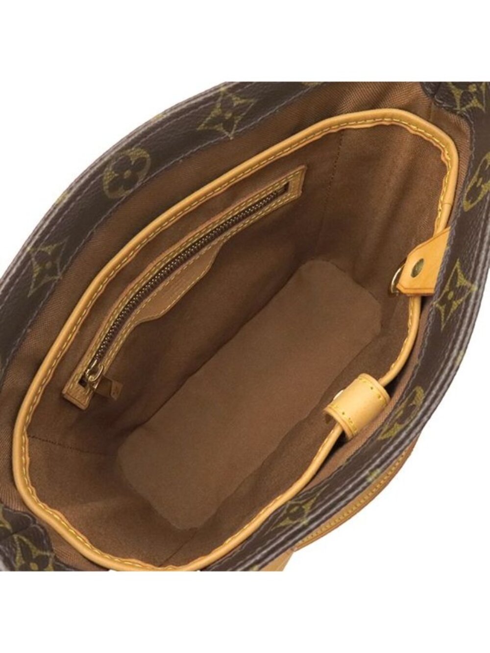 Louis Vuitton Handbag Vavin PM Monogram Canvas Gold Brown - Picture 7 of 9